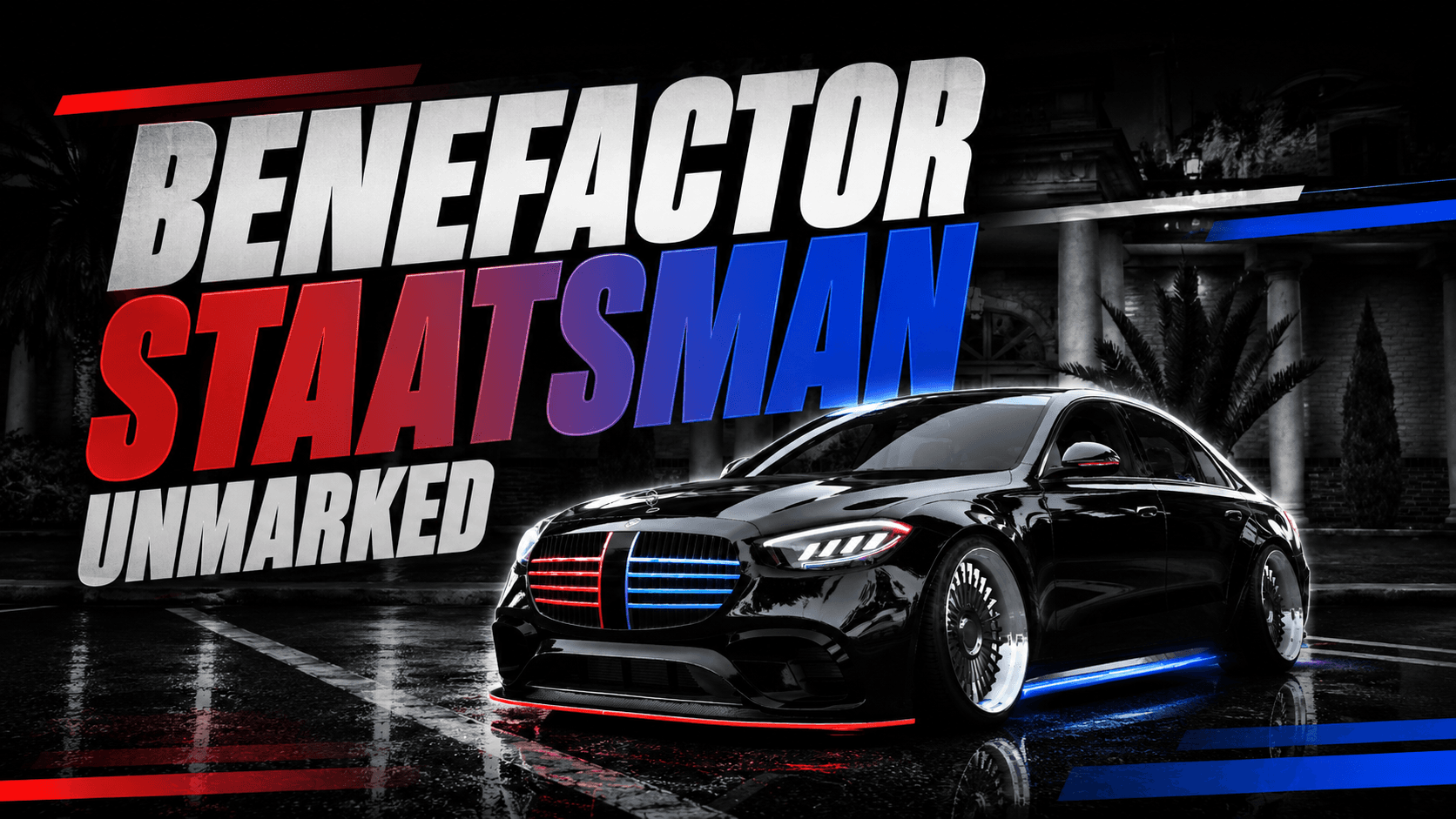 Benefactor Staatsman Unmarked for FiveM