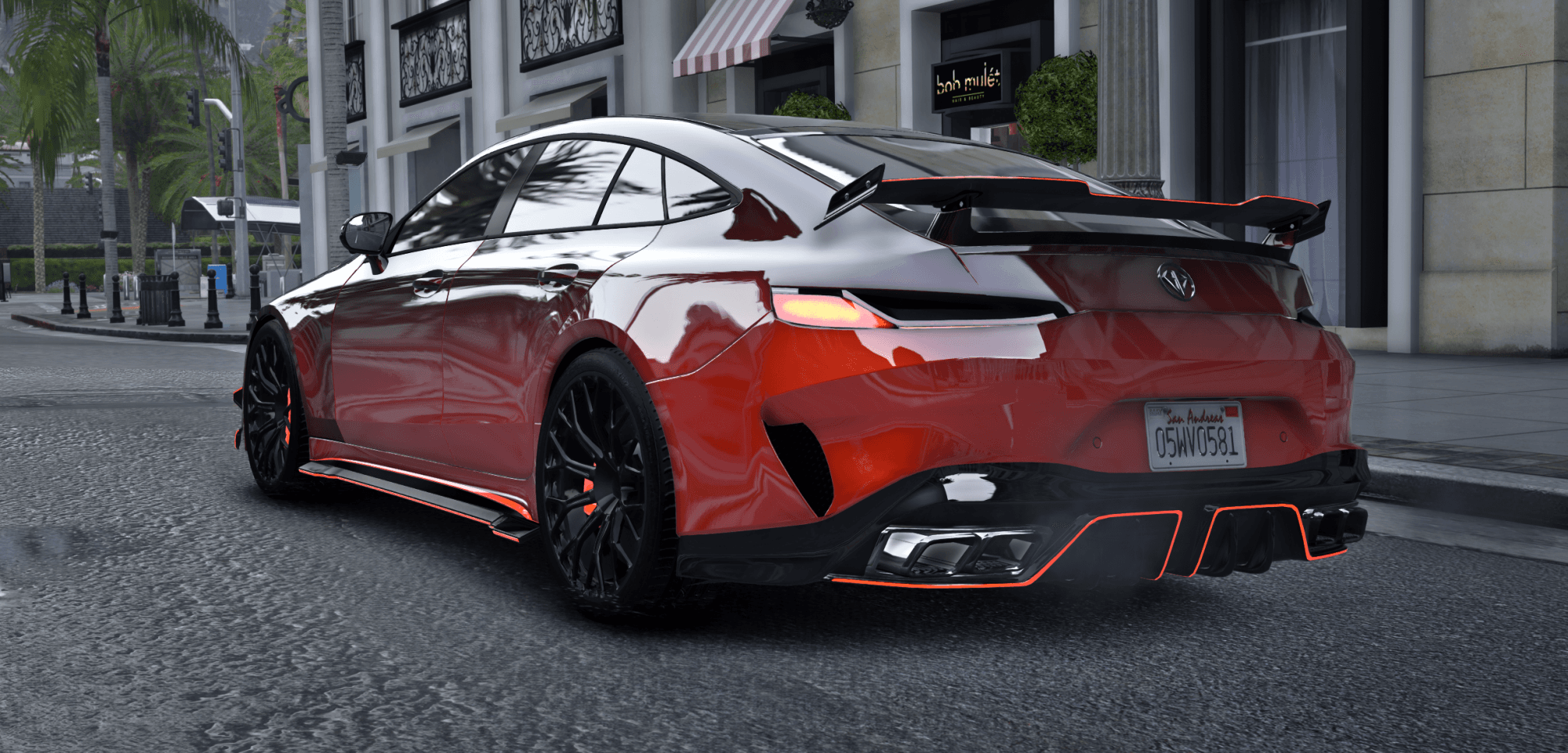 Benefactor GTB | HEX x LA Cars view 3