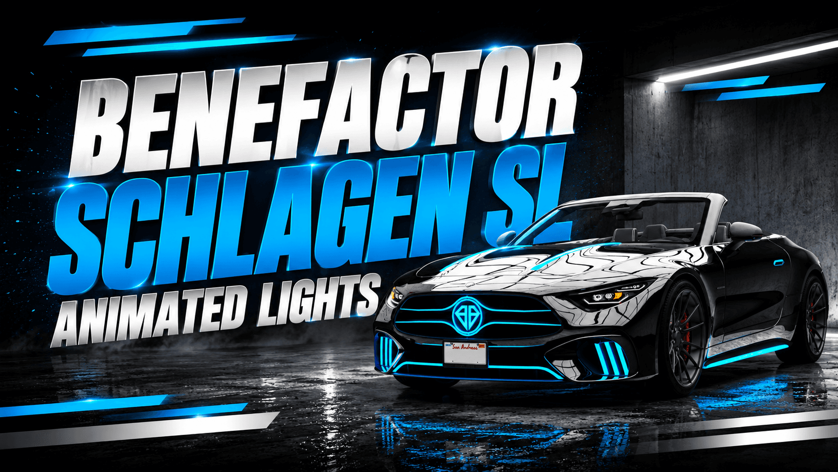 Benefactor Schlagen SL Animated Lights for FiveM