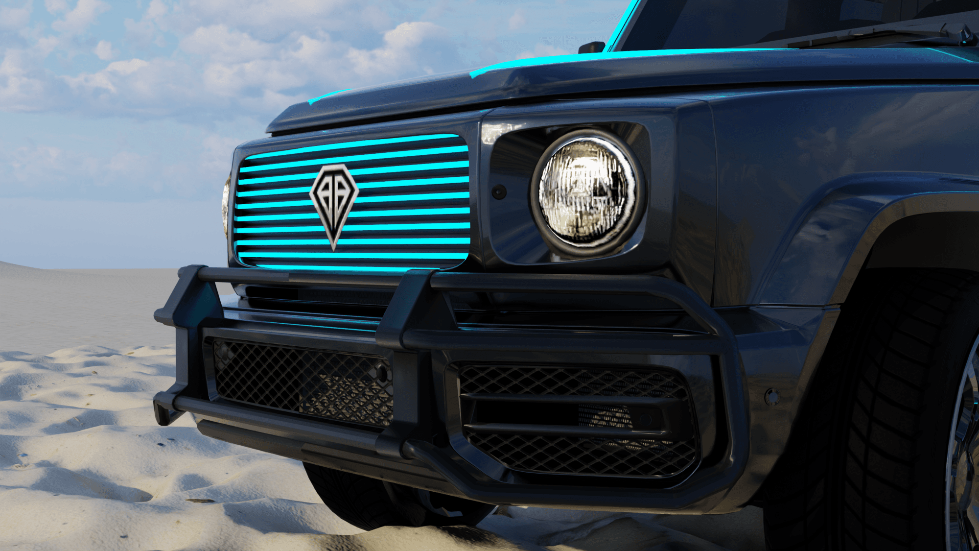 Benefactor Dubsta Luxe Animated Lights view 4