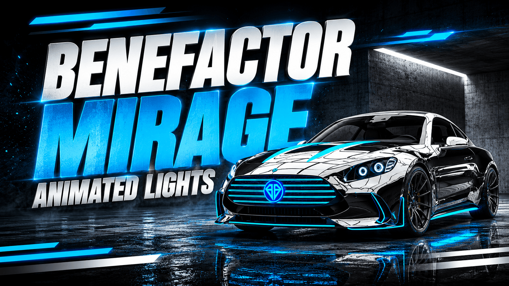 Benefactor Mirage Animated Lights for FiveM