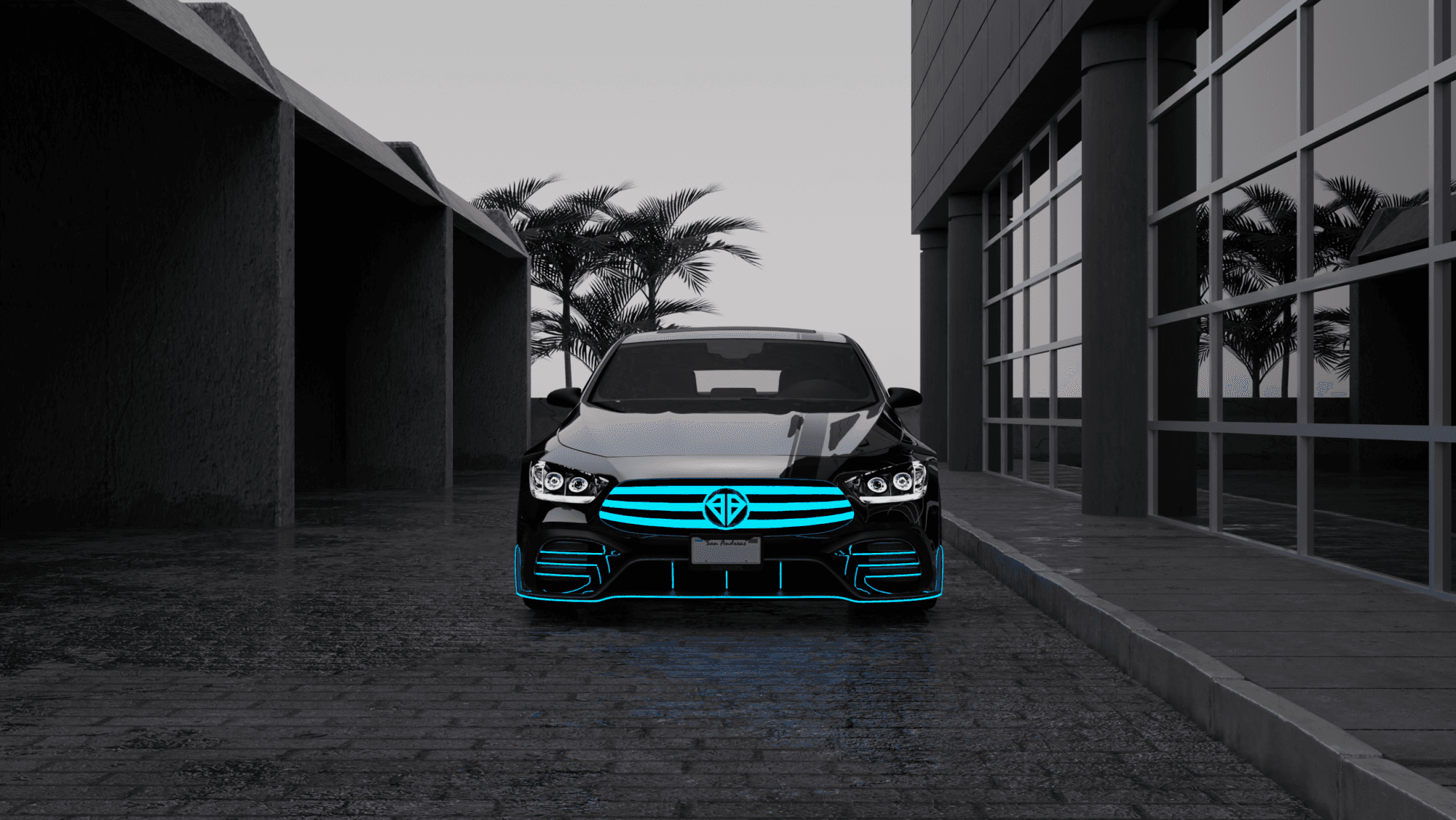 Benefactor Schafter GT Animated Lights view 5