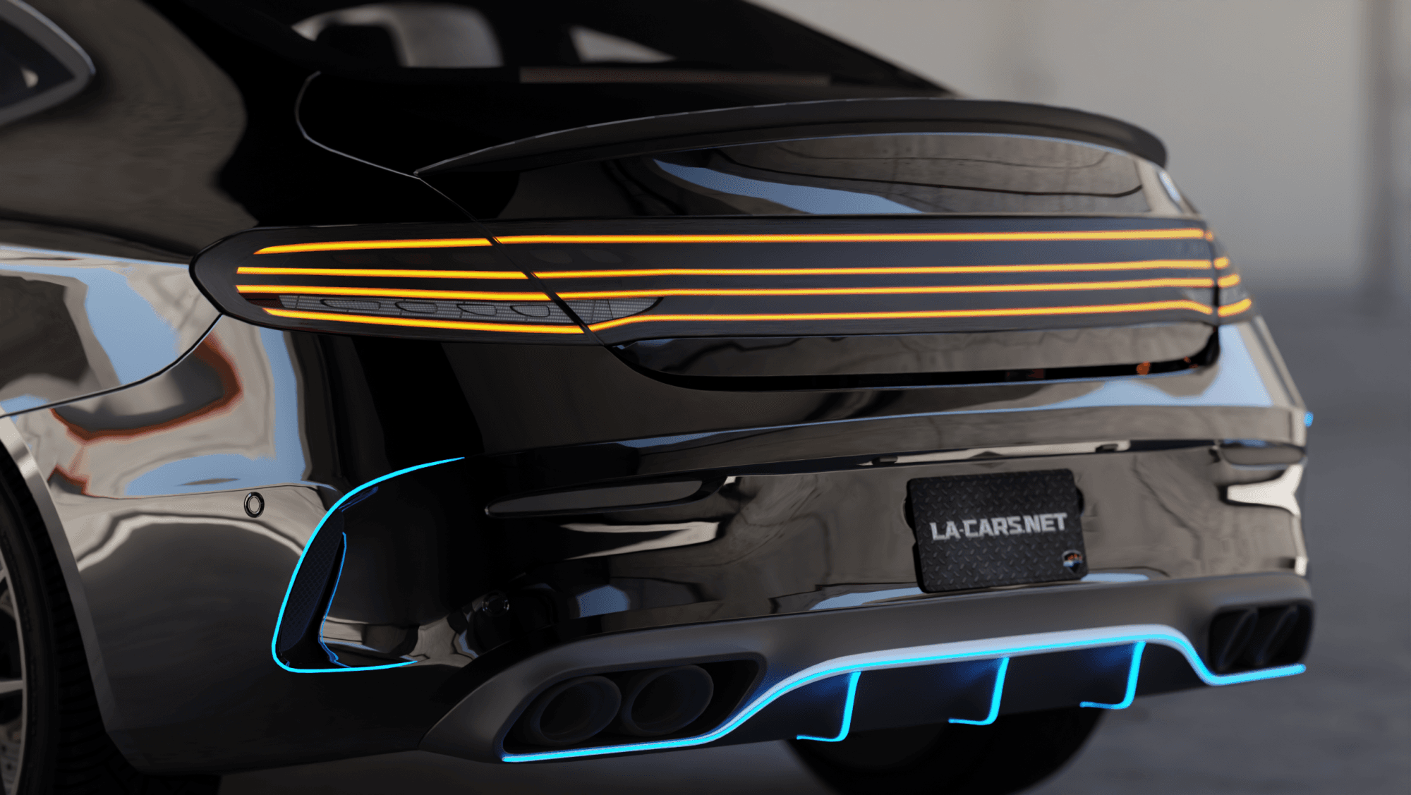 Benefactor Veloce Animated Lights view 5