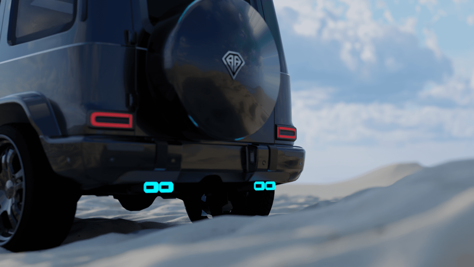 Benefactor Dubsta Luxe Animated Lights view 5