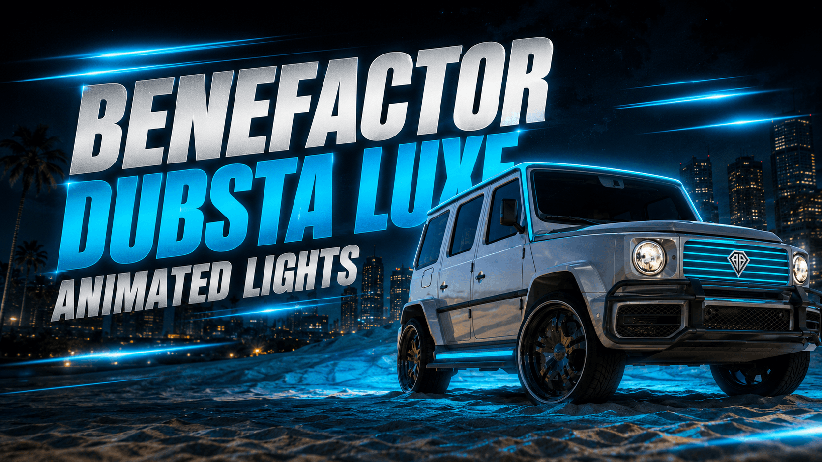 Benefactor Dubsta Luxe Animated Lights for FiveM
