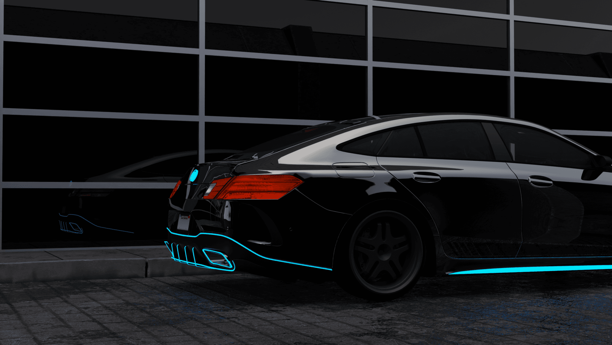 Benefactor Schafter GT Animated Lights view 4